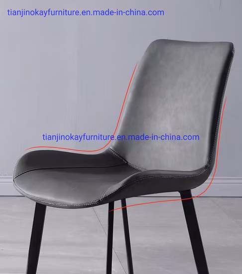 デザイナー家具卸売用のモダンな北欧金属脚レストランダイニングチェア