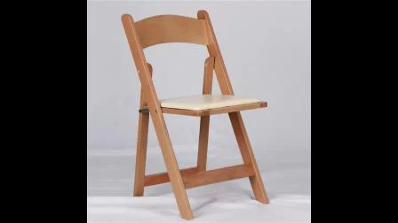 折りたたみ式木製ウェディングチェアの製造