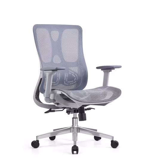 人間工学に基づいたメッシュエグゼクティブオフィスチェア、折りたたみ式アームレストと背もたれ付き、ホームオフィスデスクチェア Silla De Oficina